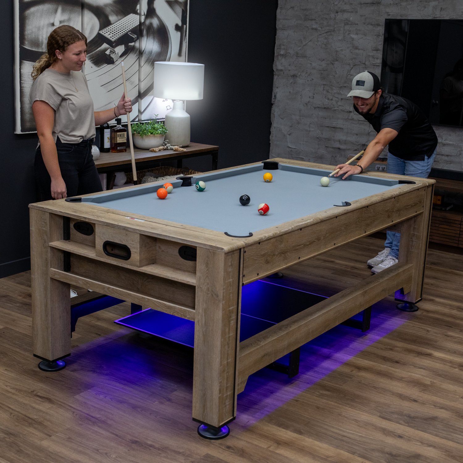 American Legend 84" Westbrook 3In1 Multi Game Table Academy